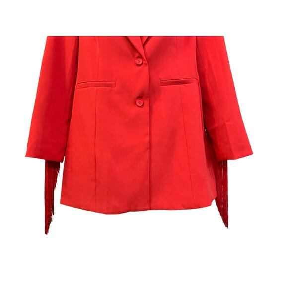 BiBi Red Blazer - Picture 3 of 14